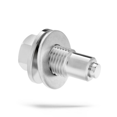 AM General Hummer Magnetic Oil Drain Plug (1995-1996) - 5.7 Liter - 8 Cylinder - Made In USA - Stainless Steel
